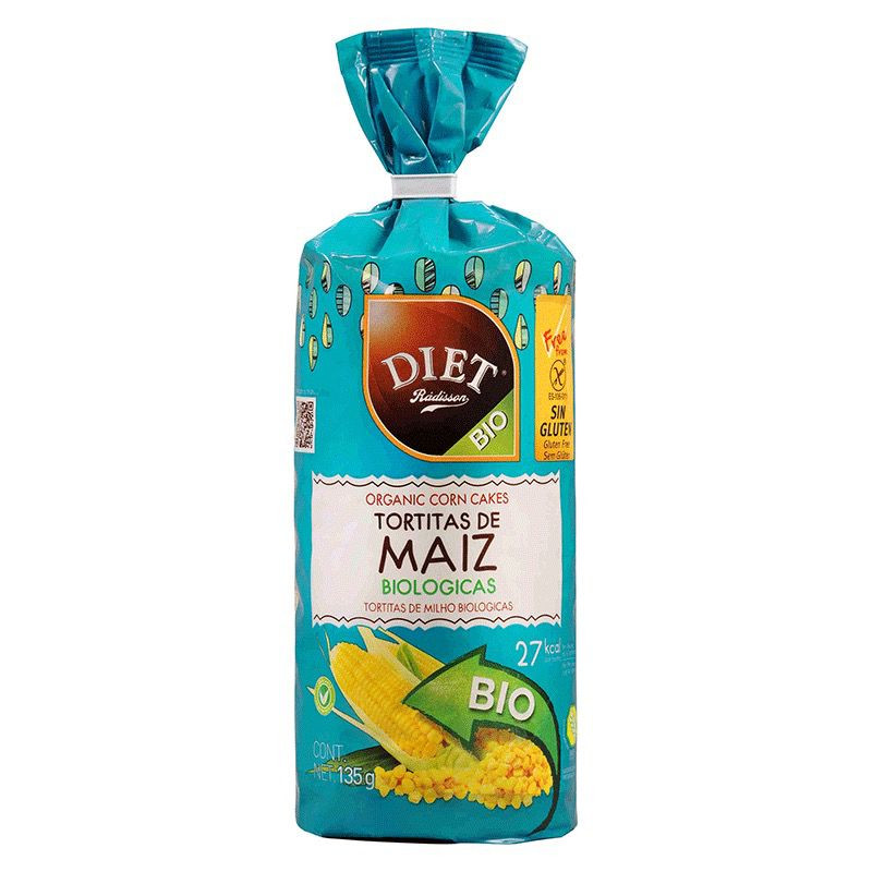 TORTITAS DE MAIZ BIO SIN GLUTEN D.R. 135GR